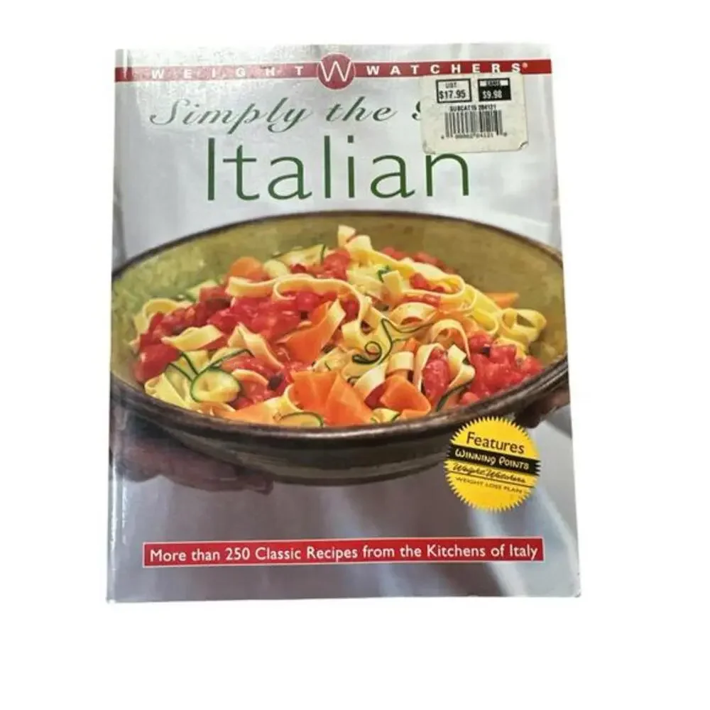 Cookbook Weight Watchers Simply the Best Italian cookbook. It features mo
